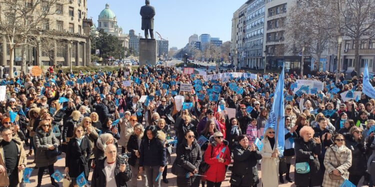 Protest vaspitača u Beogradu zbog mizernih plata