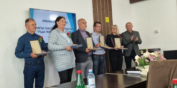 Sindikat Novog Sada dodelio Prvomajska priznanja