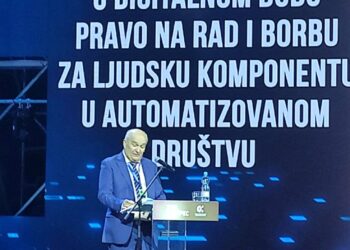 Izlaganje predsednika Saveza samostalnih sindikata Srbije Ljubisava Orbovića na 17. Kongresu SSSS