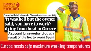 EKS: Nove tragedije zbog vrućina zahtevaju uvođenje maksimalne radne temperature