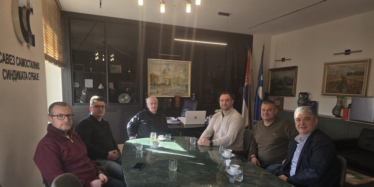 Poseta delegacija Saveza sindikata Makedonije Savezu